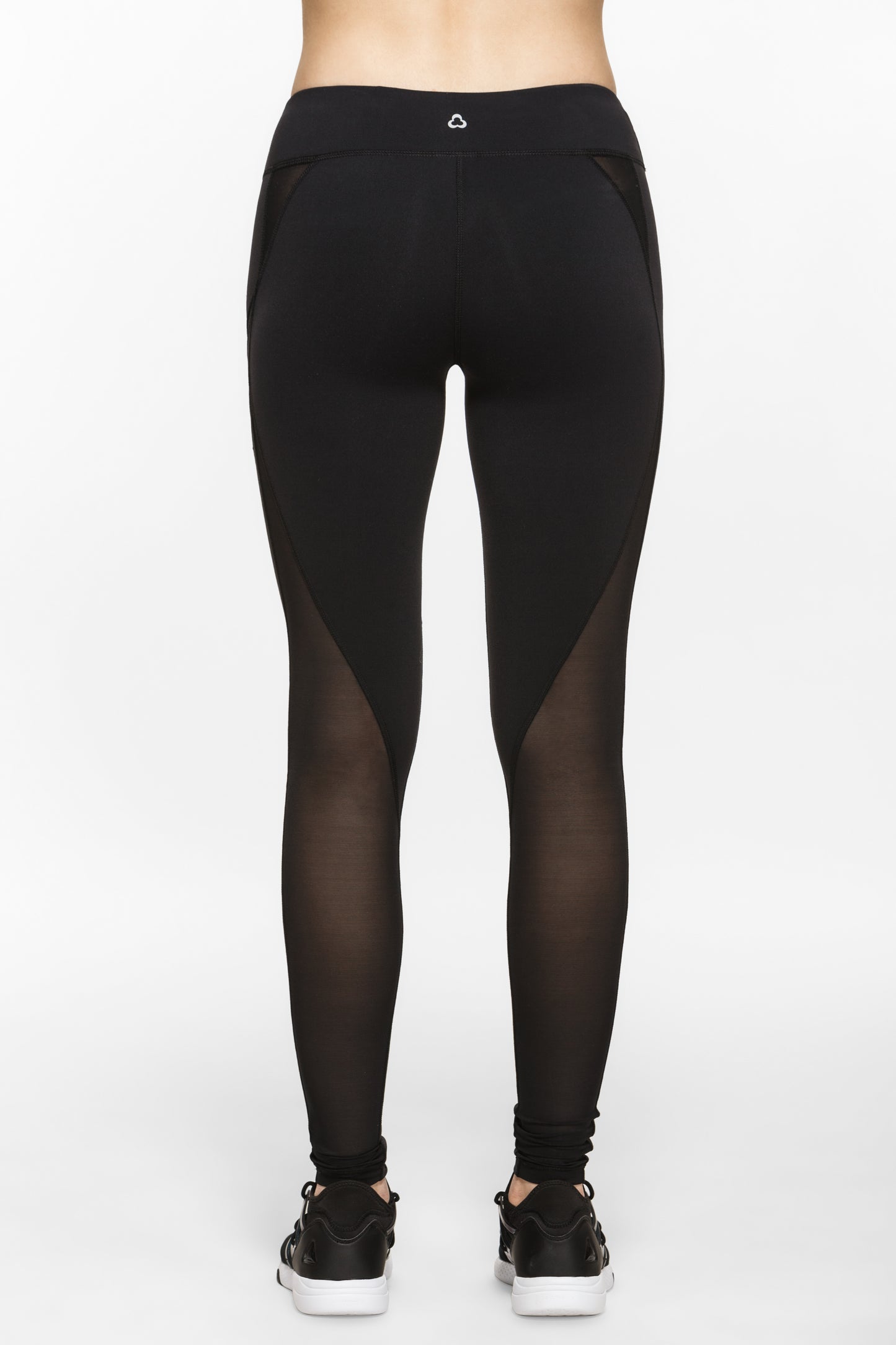 Heart Mesh Cut-Out Leggings