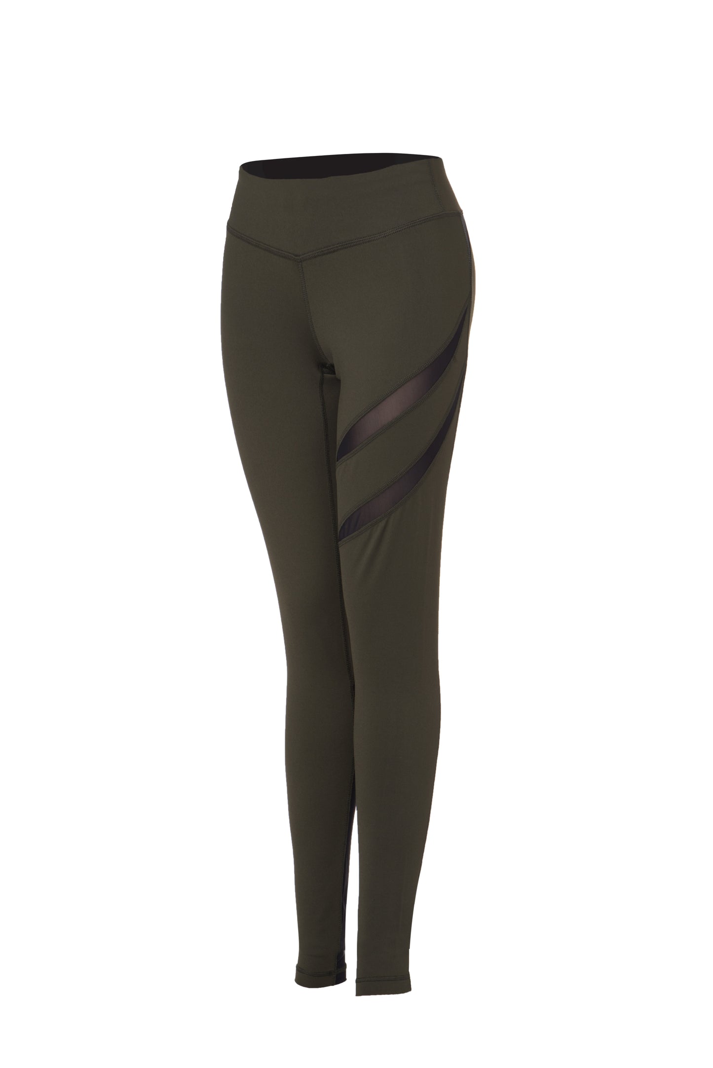 Heart Mesh Cut-Out Leggings