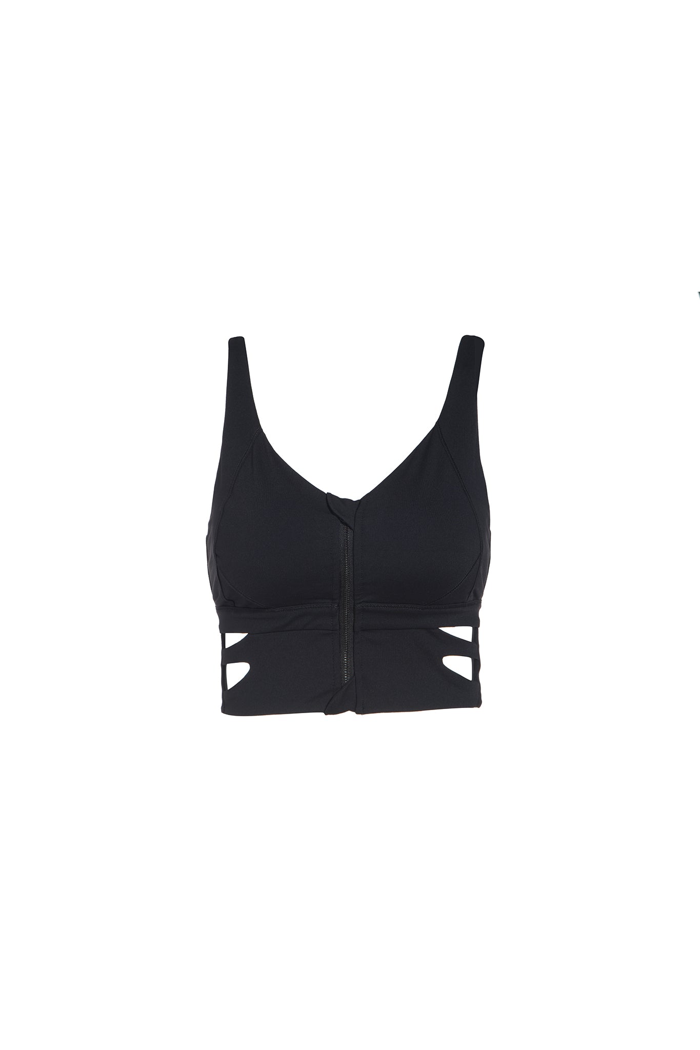 Zaida Sports Bra Tank - Black