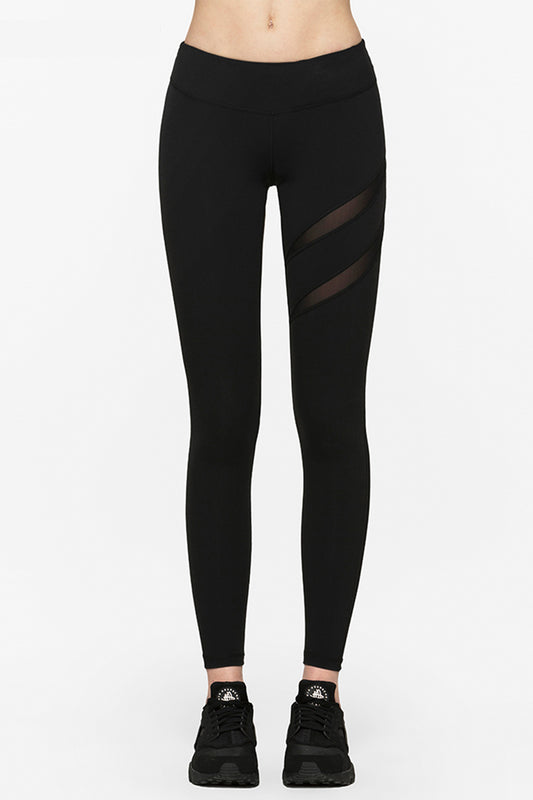 Heart Graphic Mesh Leggings