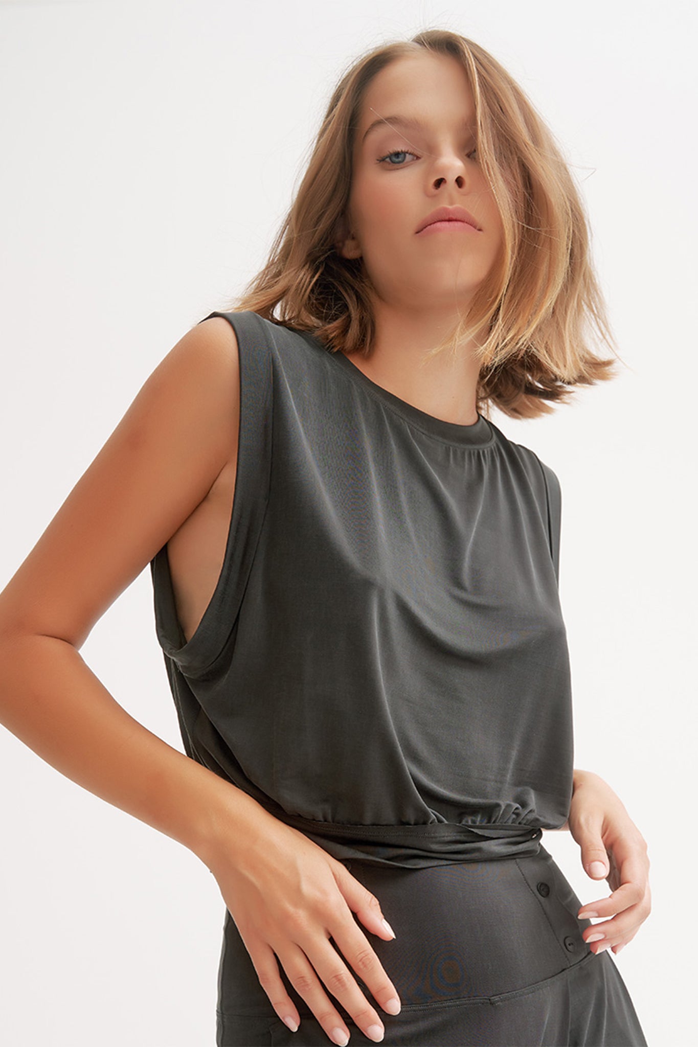 Boxy Sleeveless Top