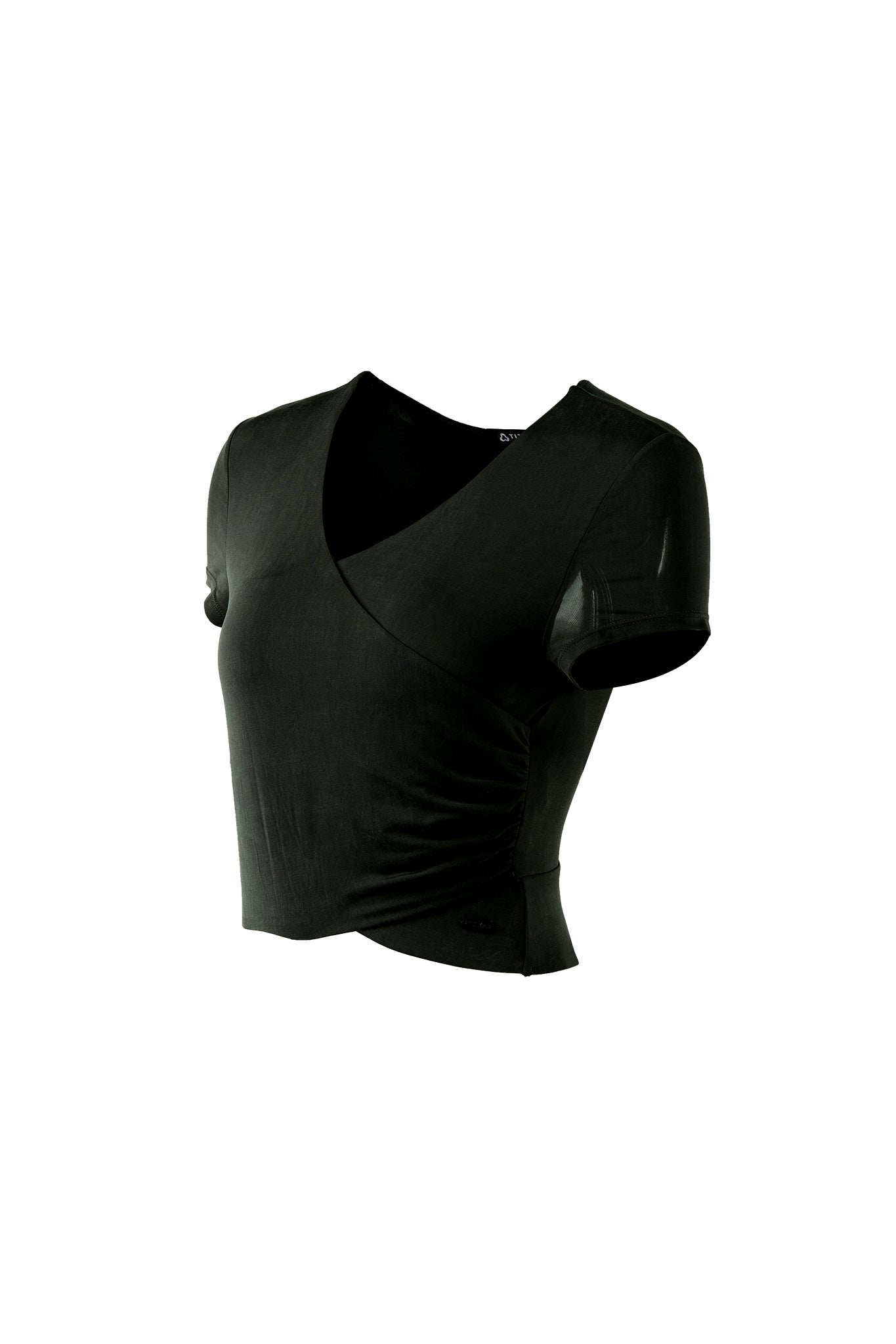 V-Neck Cropped T-shirt