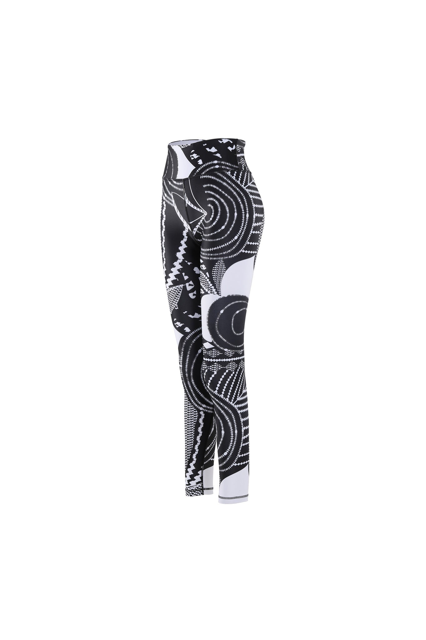 Geometric pattern leggings