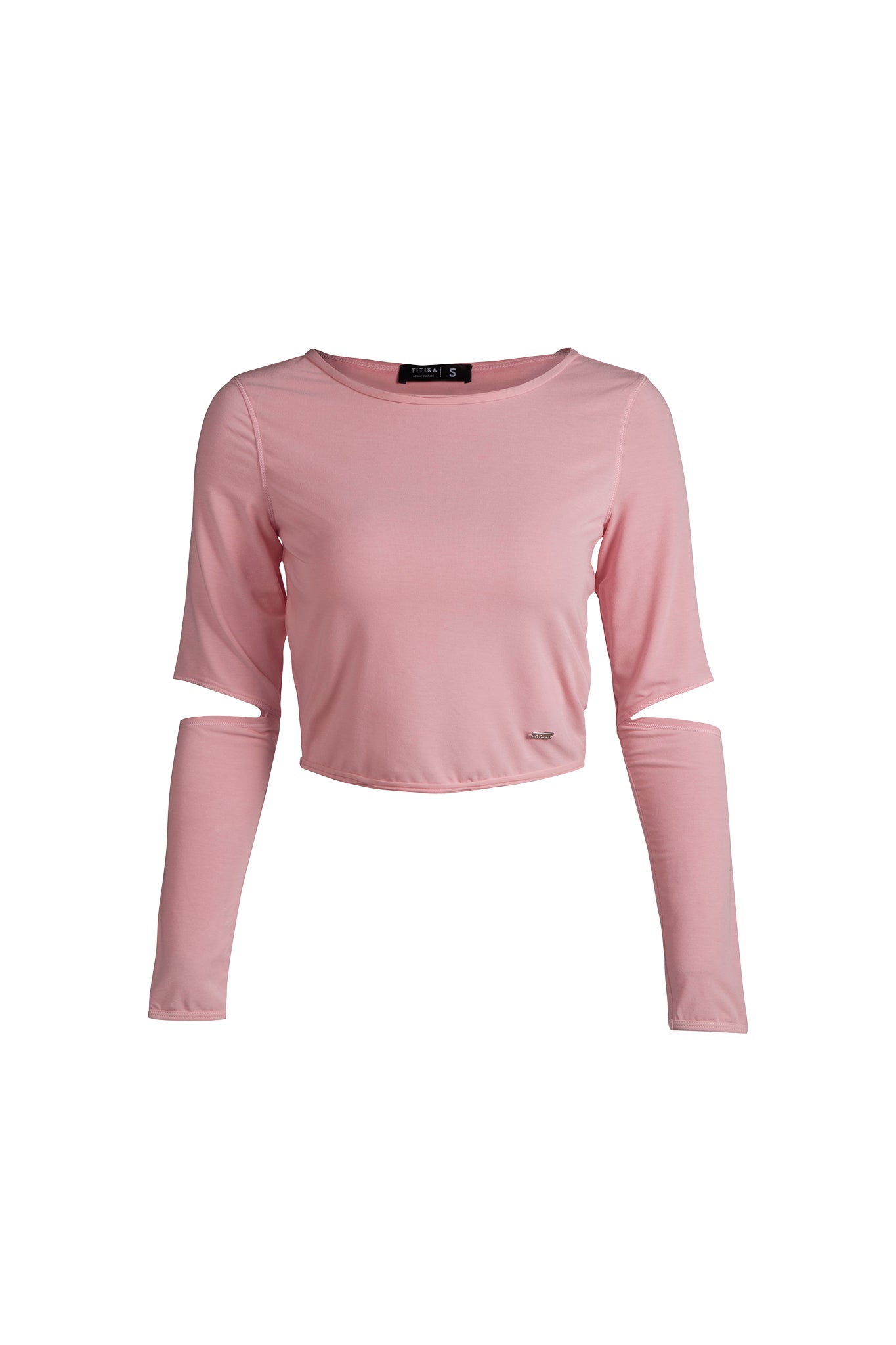 Bianca Cut-Out Crop Top II - Blue/Pink